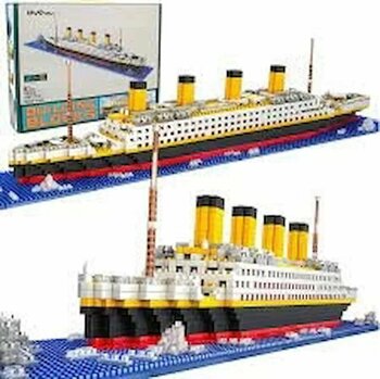 Lego Titanic 3D 1860 Parça 13+ Gemi Yapı Oyuncakları