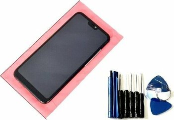 Tkgz Huawei P20 Lite Lcd Ekran Dokunmatik Çıtalı Tamir Seti Siyah Standart