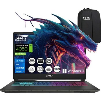 MSI Msı Cyborg 15 A13VE-897XTR I7-13620H RTX4050 24GB Ram 512GB SSD 15.6" Fhd IPS 144Hz W11 Taşınabilir Bilgisayar - 512 GB - 24 GB