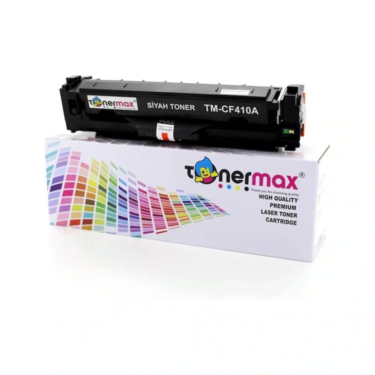Tonermax 410A/CF410A Siyah 2300 Sayfa Uyumlu HP 410A/CF410A/M452/M477 Toner