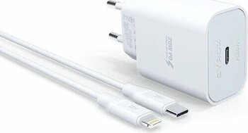 İphone 14 Plus Uyumlu 20W Pd Lightning Şarj Adaptörü & Usb-C To Lightning Sarj Kablosu