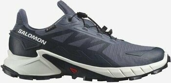 Salomon SUPERCROSS 4 GORE-TEX Erkek Koşu Ayakkabısı Grisaille L47462300 - 44,5 - Lacivert