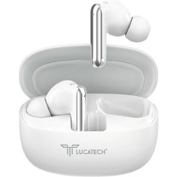 Lucatech Silikonlu Bluetooth Kulaklık — Xiaomi Pad 6 Pro / Pad 5 / Pad 6 (Stabil Bağlantı) - Beyaz