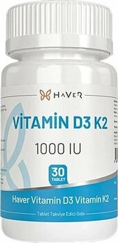 Haver Vitamın D3 K2 30 Tablet