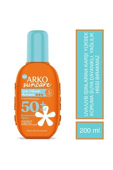 Arko Suncare Güneş Koruyucu Sprey Spf 50 Faktör 200 Ml