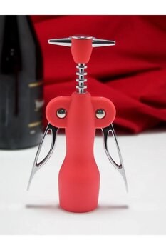 Tutkum Paslanmaz Çelik Tirbuşon Açacak Kırmızı Şarap Açacağı