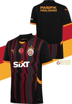 Galatasaray Orijinal Lisanslı 2024/25 Alternatif Siyah Forma