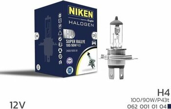 Niken 12V H4 100W/90W Halojen Ampul P43T