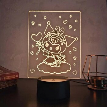 Lerad-Lazer Art Kuromi RGB 16 Renk 0,5w Gece Lambası