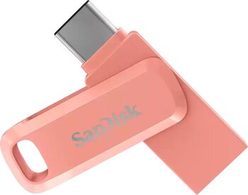 Sandisk Ultra Dual Drive Go 128 GB Peach USB Type-C Flash Bellek