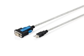 DIGITUS USB - RS232 (DB9) Çevirici Kablo 1.8m | FTDI Chip | Windows / Mac / Linux Uyumlu