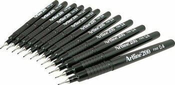 Artline 200 Fineliner 0.4 mm Yazı ve Çizim Kalemi Siyah 12'li Paket