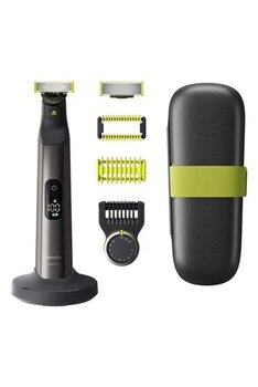 Philips Oneblade Pro 360, Tıraş Makinesi Ve Vücut Bakım Seti, 1 360 Bıçak, 14 Uzunluk Ayarı, 1 Gövde Kiti, 1 Şarj Standı, 1 Seyahat Çantası (Model Qp6651/30)