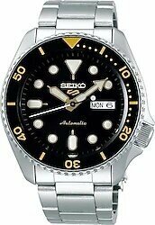 Seiko 5 Sports SKX SRPD57K Siyah-Sarı Erkek Kol Saati