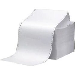 Meteksan Sürekli Form Kağıdı 1 Nüsha 1000'li 11x24 60 Gr