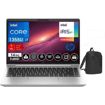Hp Elitebook 640 G10 Intel Core I7 1355U 32GB 1tb SSD 14" Fhd WINDOWS11HOME Taşınabilir Bilgisayar ELİT8A571EA27+WEBLEGELSINÇANTA - 1 TB - 32 GB