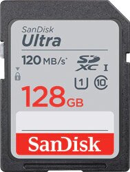 SanDisk Ultra SDSDUN4-128G-GN6IN Class 10 UHS-I U1 128 GB Hafıza Kartı