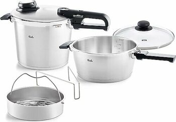 Fissler Vitavit Premium Mat 6 lt + 3.5 lt Düdüklü Tencere Seti