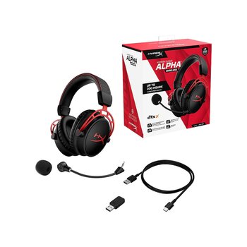 Hyperx Cloud Alpha Wireless Dts X Kulak Üstü Oyuncu Kulaklığı Siyah