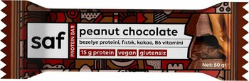 SAF Peanut Chocolate High Protein Bar 50 Gr