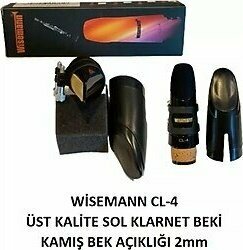 WISEMANN Cl-4 Model 2 Mm Açıklıkta Özel Üretim Klarnet Bek-kapak-bilezik