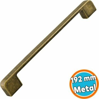 Nzb Metal Kulp 192 mm -19.2 cm Mobilya Çekmece Mutfak Dolabı Kulpu Antik Sarı