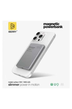 İBERRY Premium Magsafe 15W Powerbank 5000 mAh