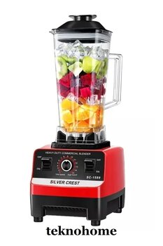 Silver Crest 6500watt 2,5lt Ev Cafe Bar Çift Sürahili Belender Buz Kırıcı Öğütücü Renkler Değişiklik Gösterebilir