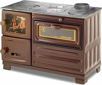 Erendemir EK104 F-D Odun, Kömür Kahverengi Kuzine Soba