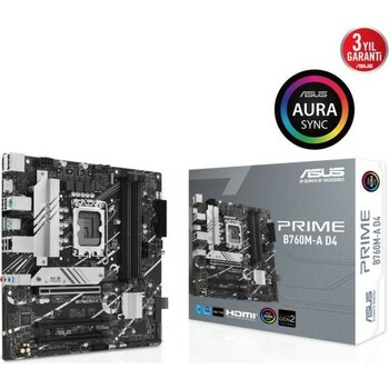 Asus Prime B760M-A D4 Intel LGA1700 Ddr4 Micro Atx Anakart Outlet