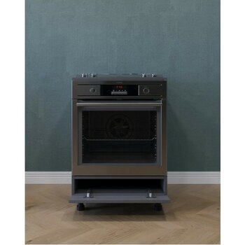 Ankastre Fırın Ocak Dolabı Fırın Dolabı Modüler  Ankastre Ocak Dolabı - Antrasit