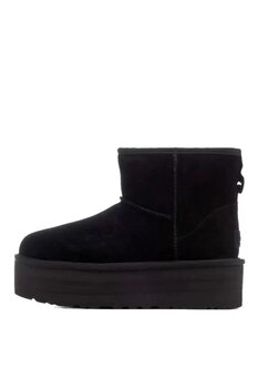 UGG Süet Siyah Erkek Bot 1143700K Classic Mini Platform 31 Numara