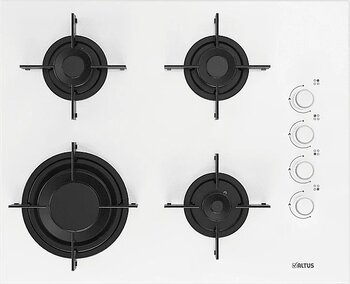 Altus ALA 189 DW Beyaz Wok Gözlü Cam Ankastre Ocak