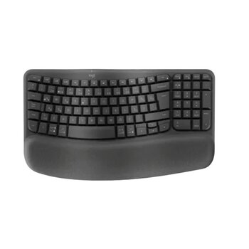 Logıtech Wave Keys Kablosuz Ergonomik Klavye Gri 920-012311