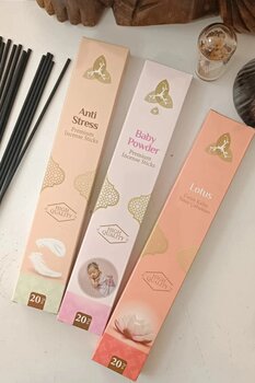 OrdoVeni Tütsü Seti - 3 Farklı Aroma 60 Adet Tütsü & Oda Kokusu