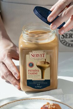 BERCEKIZ SERVET ŞEKERLEME Çifte Kavrulmuş Taze Fethiye Tahini - 950 gr
