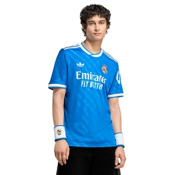 adidas Real Madrid 2025/26 Üçüncü Forma Erkek Mavi Futbol Forma JV5845