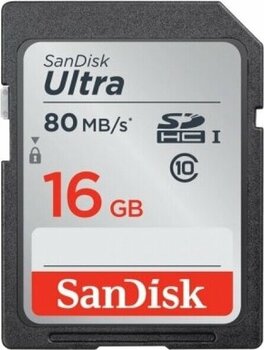 Sandisk SDSDUNS-016G-GN3IN 16 GB Ulftra SDHC 80Mb/s SDXC Class 10 SD Hafıza Kartı