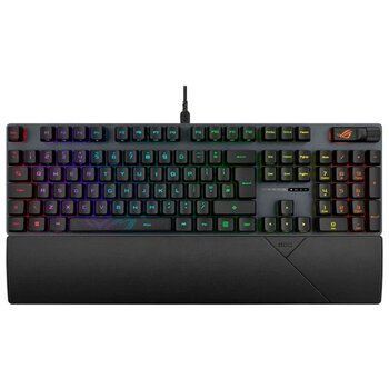 Asus Rog Strıx Scope Iı Rx Aura Sync Rgb Mekanık Türkçe Tus Dızılımı Rog Rx Red Swıtch Ip57 Multı Fonksıyonel Oyuncu Klavyesı