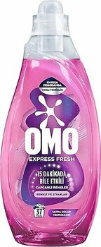 Omo Express Fresh Capcanlı Renkler Renkliler ve Siyahlar için Sıvı Deterjan 1.48 lt