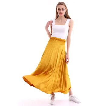 Cotton Mood 8501408 Sarı Kadın Etek