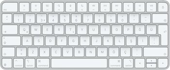 Apple Magic Keyboard: Bluetooth, şarj edilebilir. Mac, iPad ve iPhone ile çalışır; Türkçe F Klavye, Gümüş Rengi (Lightning)