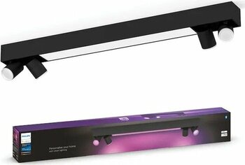 Philips Hue Wca Centris Led Dahili Siyah LED 4 Ampul 5.7W Akıllı Spot Lamba