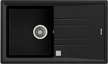 Teka Atone 50 B-tg Metalik Siyah Granit Evye