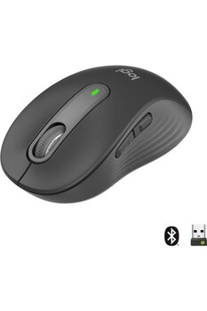 logitech Signature M650 Küçük ve Orta Boy Sağ El Için Sessiz Kablosuz Mouse, Siyah