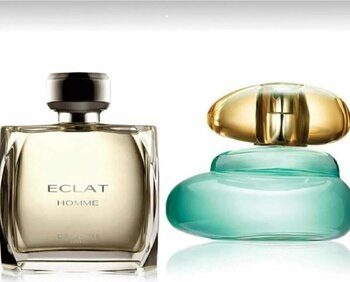 Oriflame Eclat Homme Edt 75 ml Erkek Parfüm + Elvie Edt 50 ml Kadın Parfüm