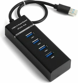 BK Teknoloji siyah USB 3.0 4 Port USB Çoğaltıcı Çoklayıcı Hub