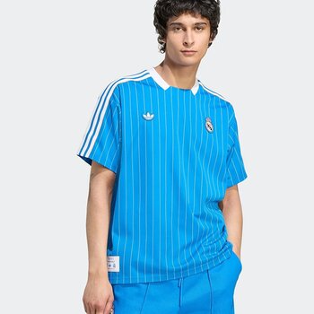 Adidas Real Madrid Terrace Icons Jersey Erkek Mavi Forma