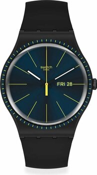 Swatch Black Rails Erkek Kol Saati Suob731