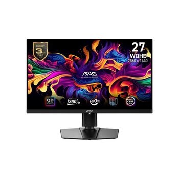 Msı 26.5" Oled Mag 271Qpx 0.3Ms 240Hz Hdmı-Dp Pıvot Gamıng Monitör 2560X1440